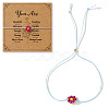 Flower Resin Beaded Slider Bracelets for Women SL9741-15-1