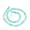 Natural Amazonite Beads Strands G-F602-02-6mm-2