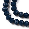 Opaque Solid Color Glass Beads Strands EGLA-A034-P1mm-D16-3