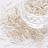 Plated Glass Bugle Beads SEED-S046-01B-21-1