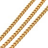PVD Vacuum Plating 304 Stainless Steel Cuban Link Chains CHS-K016-03A-G-1