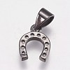 Brass Micro Pave Cubic Zirconia Charms ZIRC-E145-27B-2