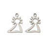 201 Stainless Steel Laser Cut Charms STAS-P428-10P-01-1