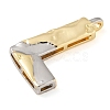 Brass Pendants PALLOY-S036-01G-L-2