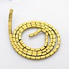 Electroplate Non-magnetic Synthetic Hematite Beads Strands G-J213A-06A-2