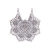 Tibetan Style Alloy Hollow Pendants FIND-CJC0021-07AS-1