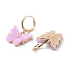 Plastic Butterfly Dangle Leverback Earrings EJEW-WH0017-53G-B-2
