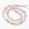 Natural Morganite Bead Strands X-G-P213-18-6mm-2