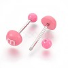 Acrylic Straight Barbells EJEW-L207-M-3