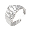 Textured 304 Stainless Steel Finger Rings Components SA-CBA45D5-22P-1