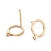 Brass Stud Earring Findings LS-X-KK-S348-358-1