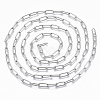 Non-Tarnish 304 Stainless Steel Paperclip Chains X-CHS-S006-JN957-1-A-2