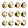 304 Stainless Steel Hoop Earrings EJEW-P309-03G-2