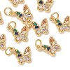 SHEGRACE Brass Pave Clear Cubic Zirconia Pendants XGRQ3Q159-628G-A-1