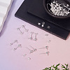 30Pcs 304 Stainless Steel Stud Earring Findings STAS-TADJ0001-02-5