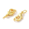 Rack Plating Brass Lobster Claw Clasps X-KK-F090-26G-01-2