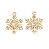 Christmas Alloy Rhinestone Pendants FIND-B059-06G-03-1
