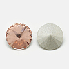Pointed Back Glass Rhinestone Cabochons RGLA-T086-12mm-08-2
