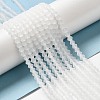 Imitate Austrian Crystal Frosted Glass Beads Strands GLAA-F029-TM3mm-B13-4