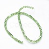 Electroplate Glass Beads Strands LS-EGLA-D020-3x2mm-23-2