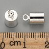 Brass Cord Ends KK-EC041-S-NF-3