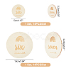 2 Sets 2 Styles Basswood Milestone Cards WOOD-GA0001-20-2