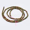Natural Unakite Beads Strands G-K185-05-2