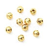 SHEGRACE Brass Round Beads XGRPCU042-293G-2