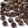 Painted Natural Wood Beads X-WOOD-T021-53A-02-1