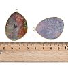 Natural Indian Agate Pendants G-K347-02G-08-3