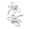 Dragonfly Tibetan Style Alloy Pendants TIBEP-R344-16AS-LF-2