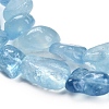 Natural Aquamarine Beads Strands G-P568-C13-01-4