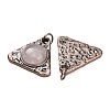 Natural Rose Quartz Pendants GG-CBACC2B-04R-04-3