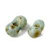 Opaque Glass Beads GL-CBA31A4-02G-3