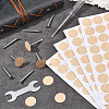 5 Sheets PVC Self-Adhesive Stickers DIY-SP0006-19A-5