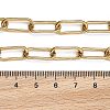 304 Stainless Steel Paperclip Chains STAS-I146-01G-4