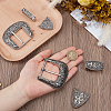2Pcs 2 Styles Belt Alloy Buckle Sets FIND-GF0008-77-3