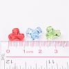 Transparent Acrylic Plastic Tri Beads for Christmas Ornaments Making X-PL699M-4