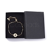 Adjustable Brass Micro Pave Cubic Zirconia Slider Bracelets BJEW-JB04982-05-6