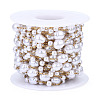 ABS Plastic Pearl Beaded Chains CHS-N003-15-1