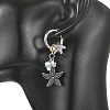 Ocean Natural Larimar Chip Dangle Earrings EJEW-JE07423-2