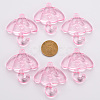 Transparent Acrylic Pendants TACR-T024-01B-903-3