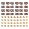 50Pcs Natural Picture Jasper Beads G-TAD0001-12-2