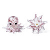 Handmade Bumpy Lampwork Beads Strands LAMP-N021-37E-5