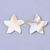Freshwater Shell Pendants SSHEL-Q297-25-2