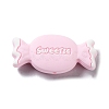 Candy with Word Sweetie Food Grade Silicone Focal Beads SIL-G008-01A-02-1