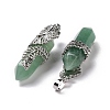 Natural Green Aventurine Pendants G-E059-02AS-04-3