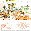 Wood Table Numbers Cards AJEW-PH0016-59-7