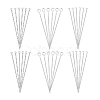 36Pcs 3 Styles 925 Sterling Silver Eye Pins STER-PH0002-65-7