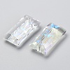 Embossed Glass Rhinestone Pendants GLAA-J101-07B-001MO-3
